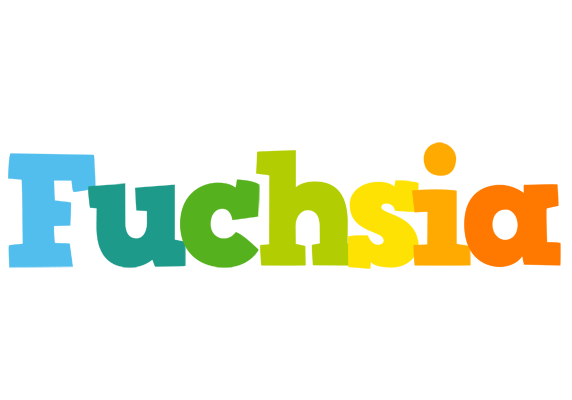 Fuchsia rainbows logo