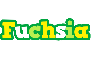 Fuchsia soccer logo