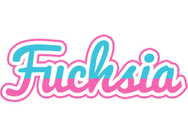 Fuchsia woman logo