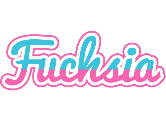 Fuchsia woman logo