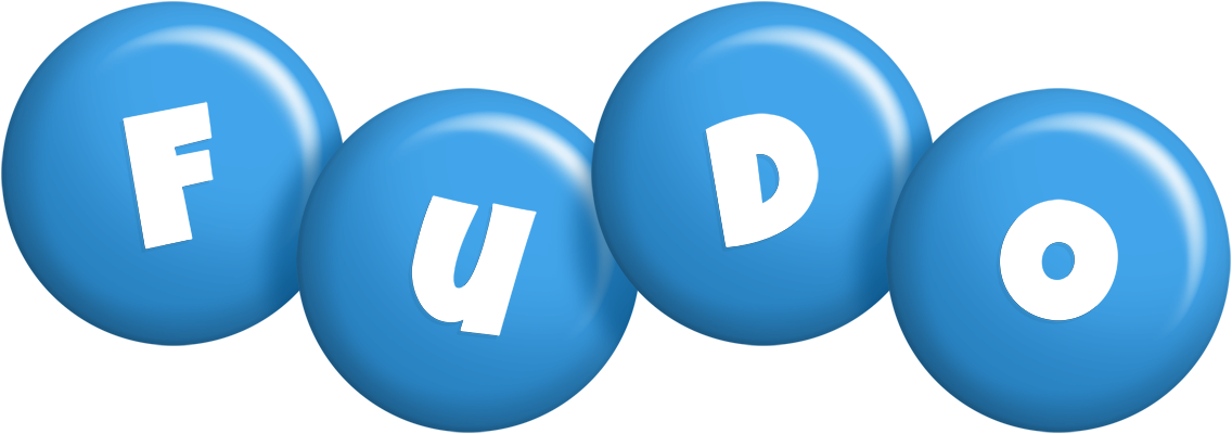 Fudo candy-blue logo