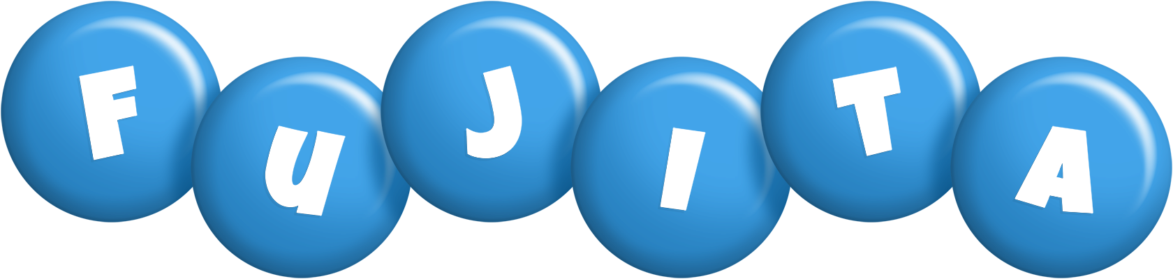 Fujita candy-blue logo