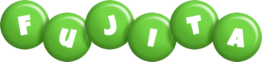 Fujita candy-green logo