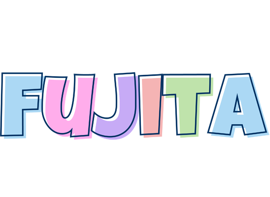 Fujita pastel logo