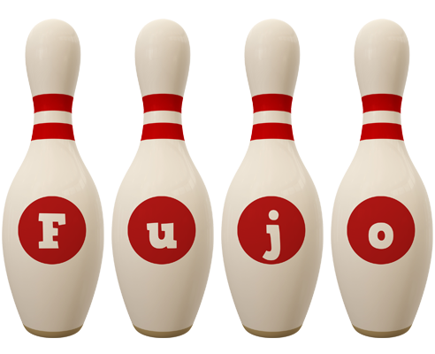 Fujo bowling-pin logo