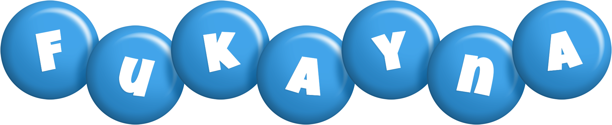 Fukayna candy-blue logo