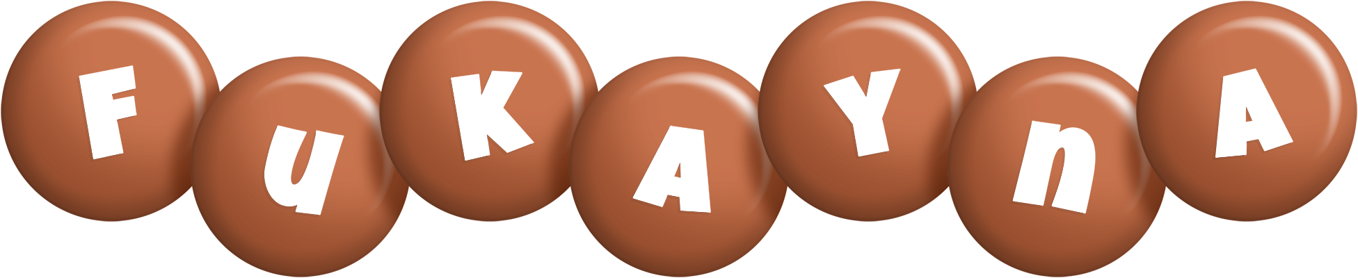 Fukayna candy-brown logo