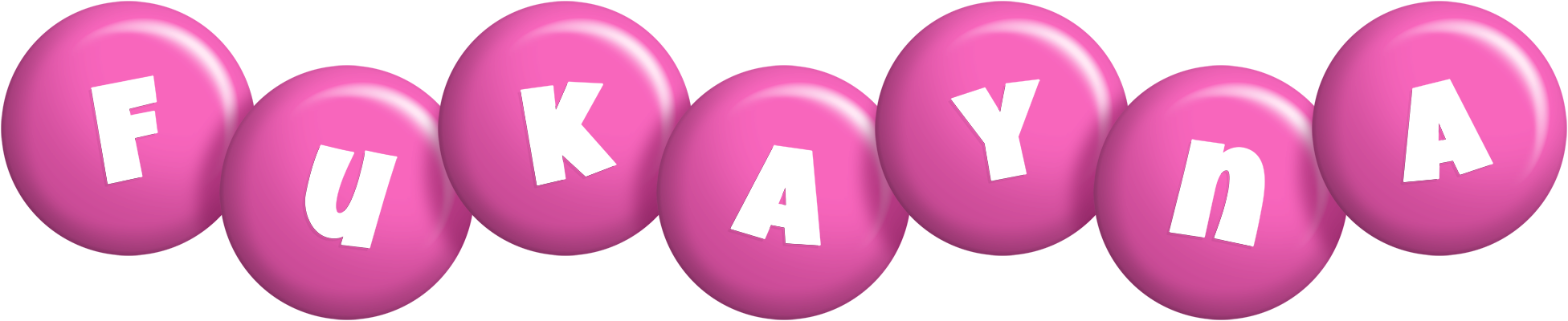 Fukayna candy-pink logo