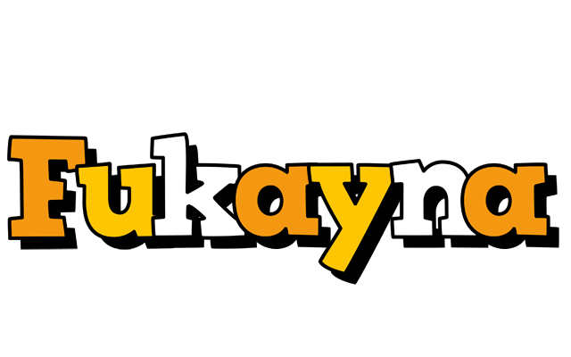 Fukayna cartoon logo