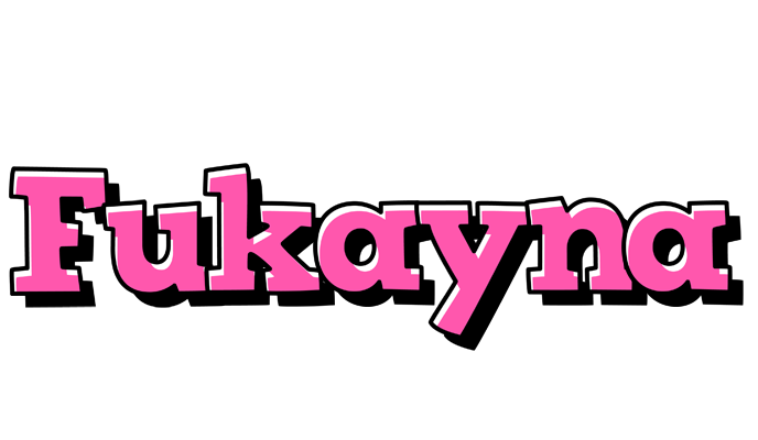 Fukayna girlish logo