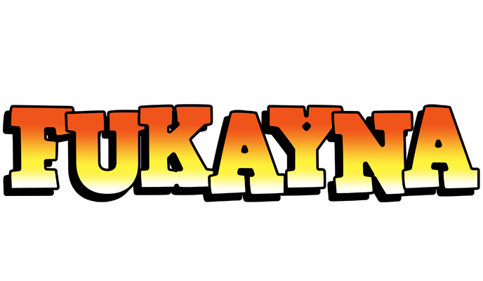 Fukayna sunset logo