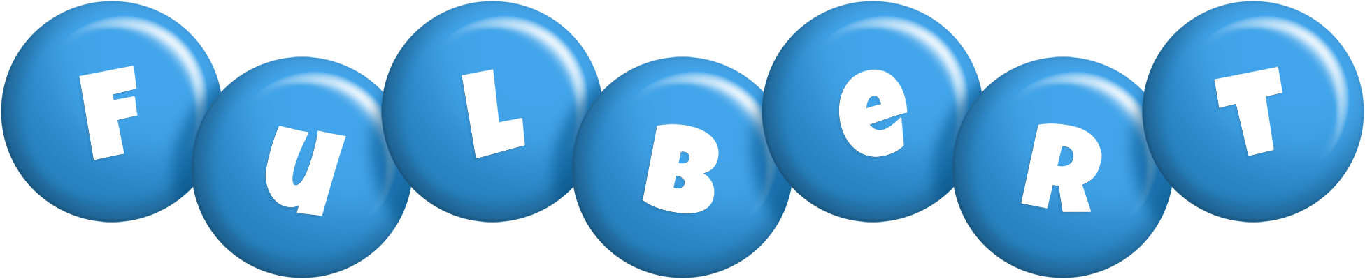 Fulbert candy-blue logo