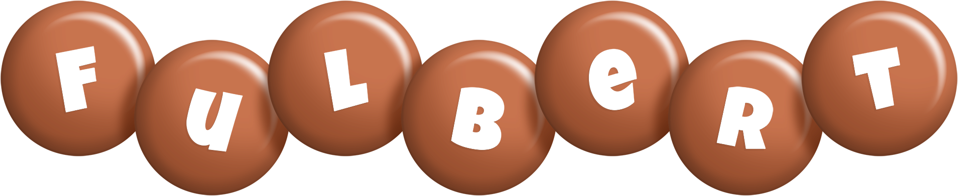 Fulbert candy-brown logo