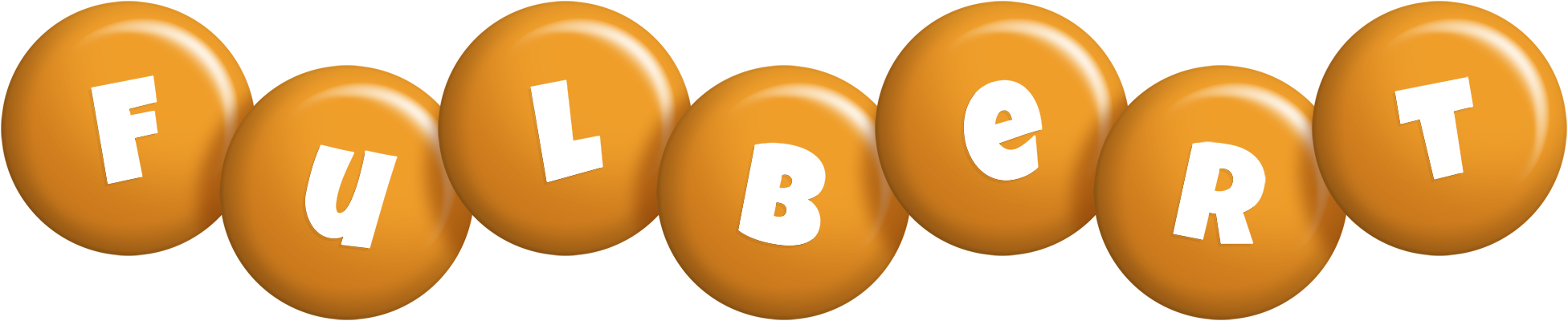 Fulbert candy-orange logo
