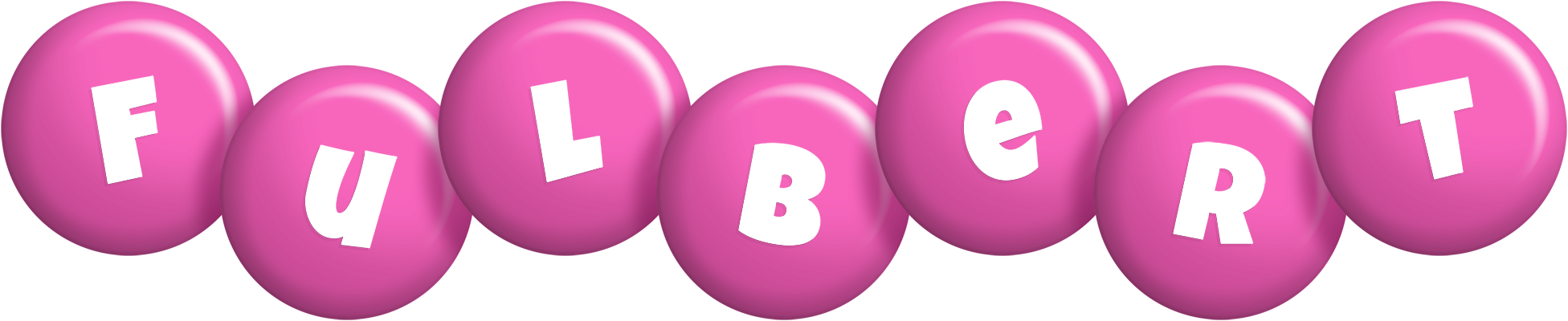Fulbert candy-pink logo