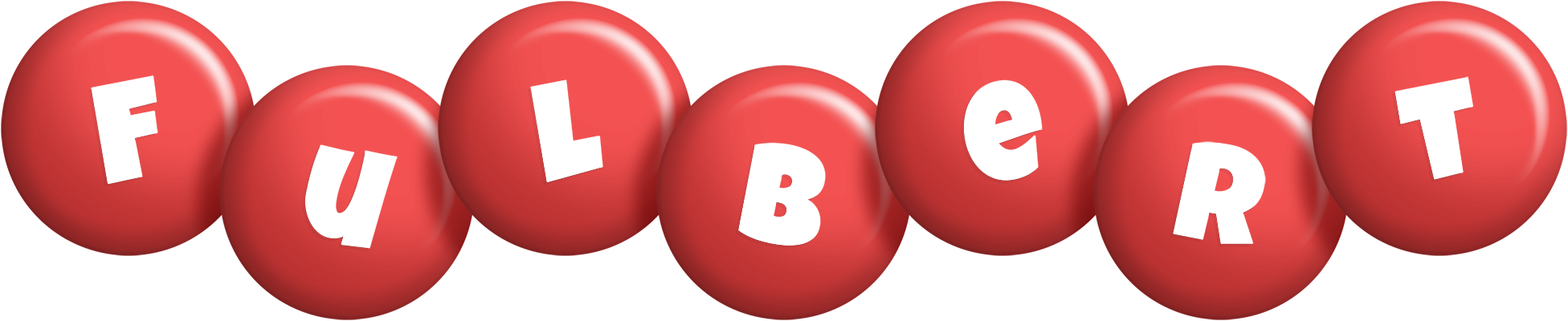 Fulbert candy-red logo