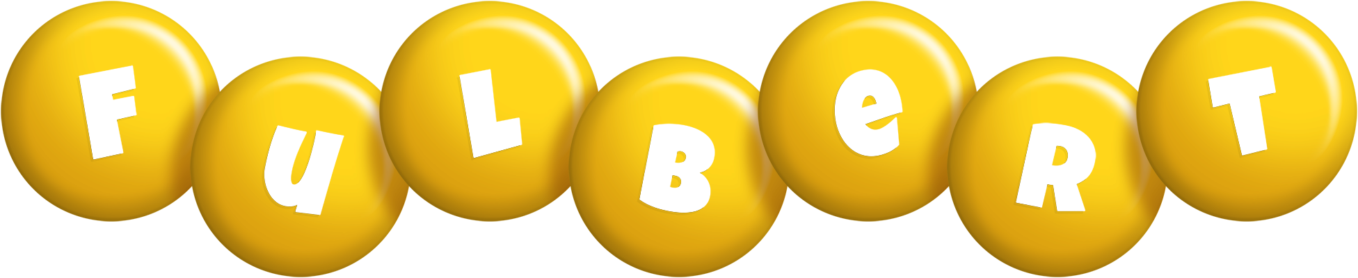 Fulbert candy-yellow logo