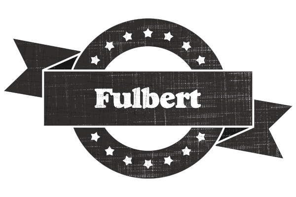 Fulbert grunge logo