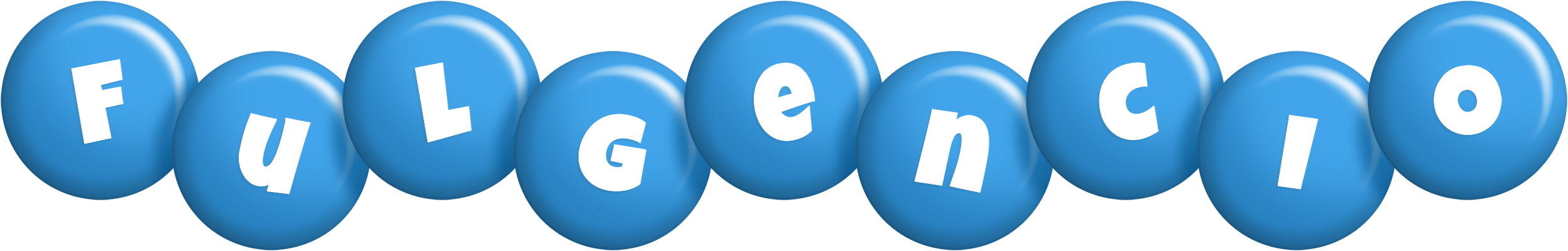 Fulgencio candy-blue logo
