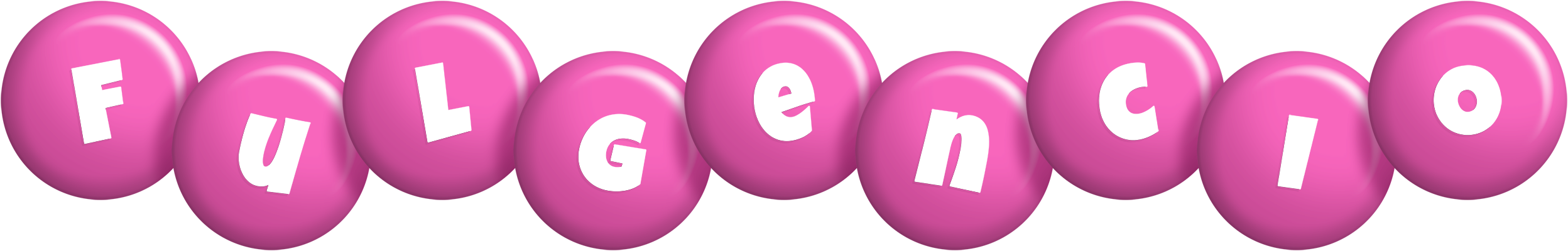 Fulgencio candy-pink logo