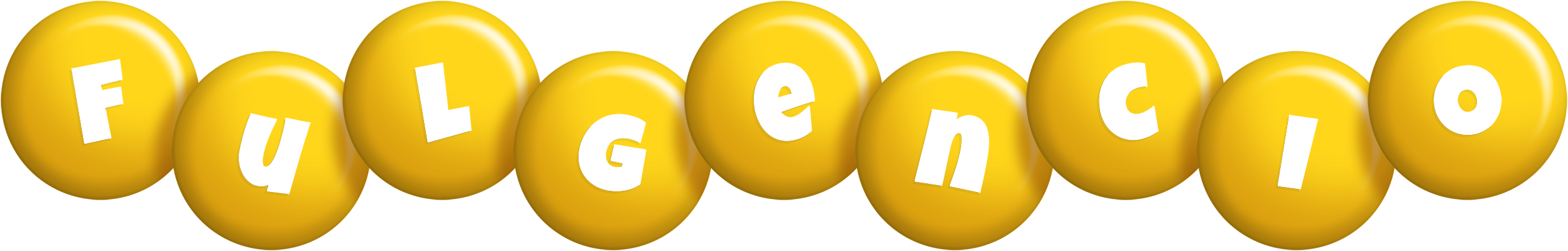Fulgencio candy-yellow logo
