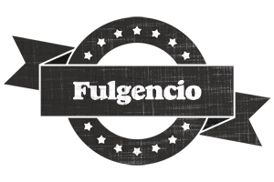 Fulgencio grunge logo