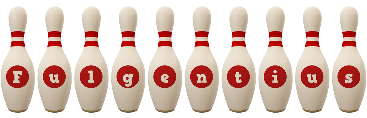Fulgentius bowling-pin logo