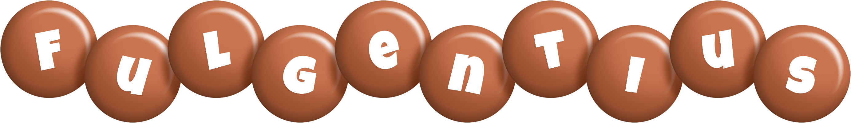 Fulgentius candy-brown logo