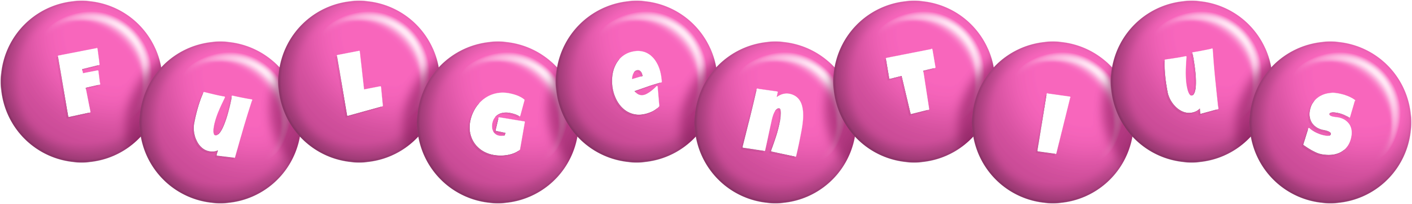 Fulgentius candy-pink logo