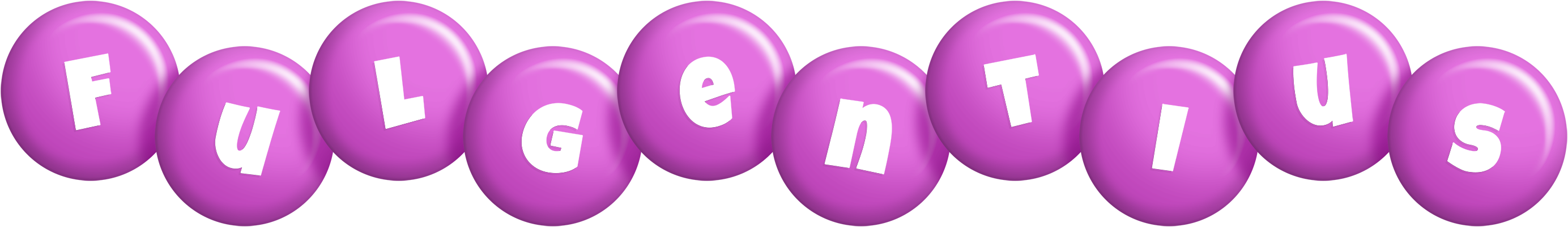 Fulgentius candy-purple logo