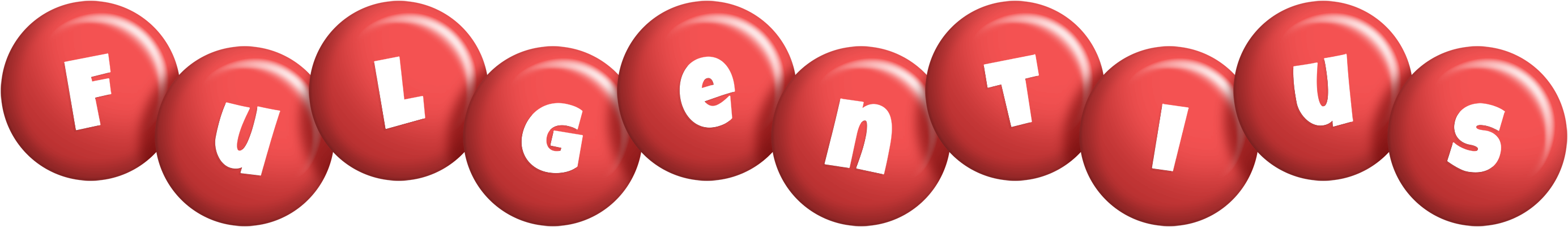 Fulgentius candy-red logo