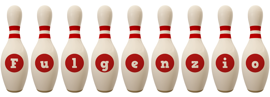 Fulgenzio bowling-pin logo