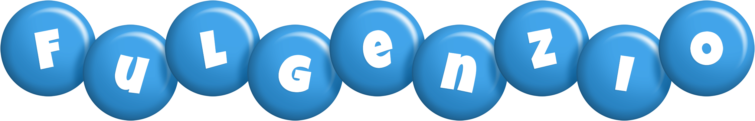 Fulgenzio candy-blue logo
