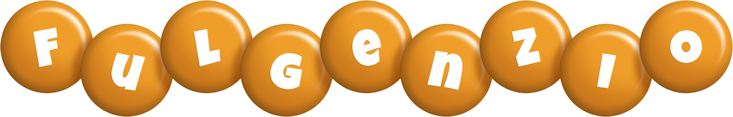 Fulgenzio candy-orange logo