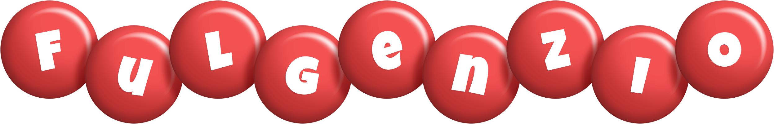 Fulgenzio candy-red logo