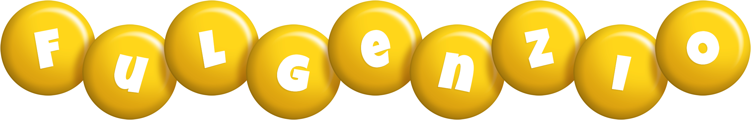 Fulgenzio candy-yellow logo