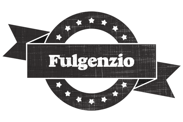 Fulgenzio grunge logo