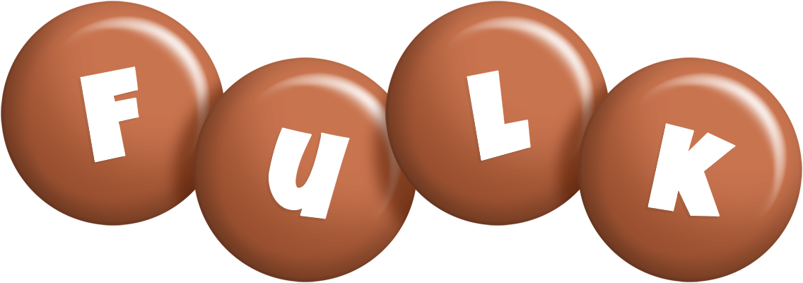 Fulk candy-brown logo