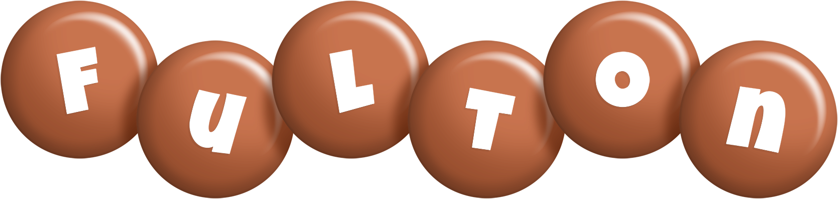 Fulton candy-brown logo