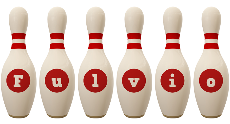 Fulvio bowling-pin logo