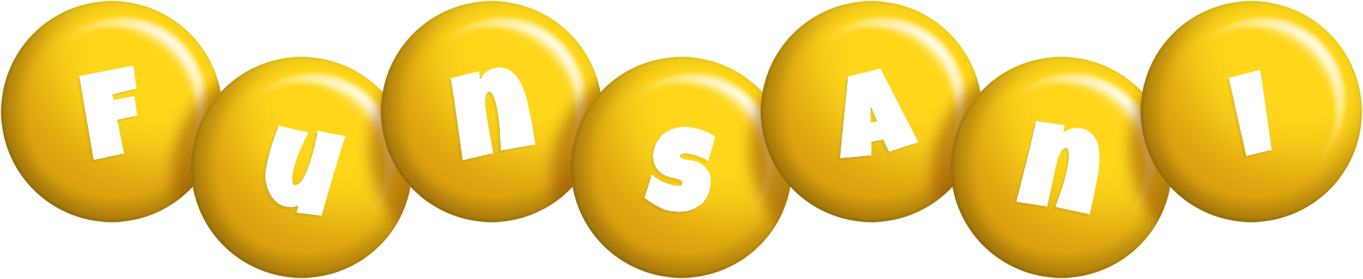 Funsani candy-yellow logo