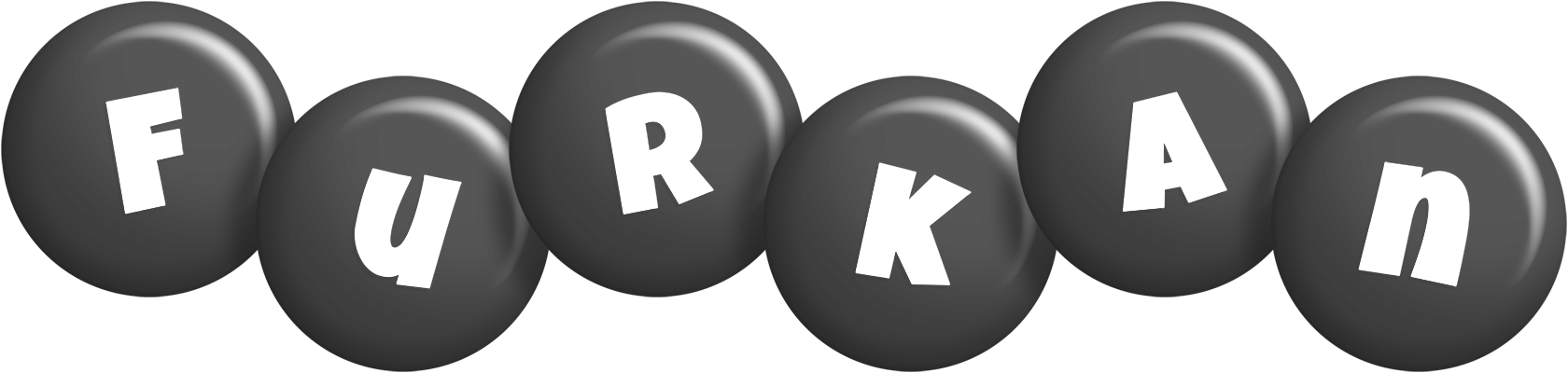 Furkan candy-black logo