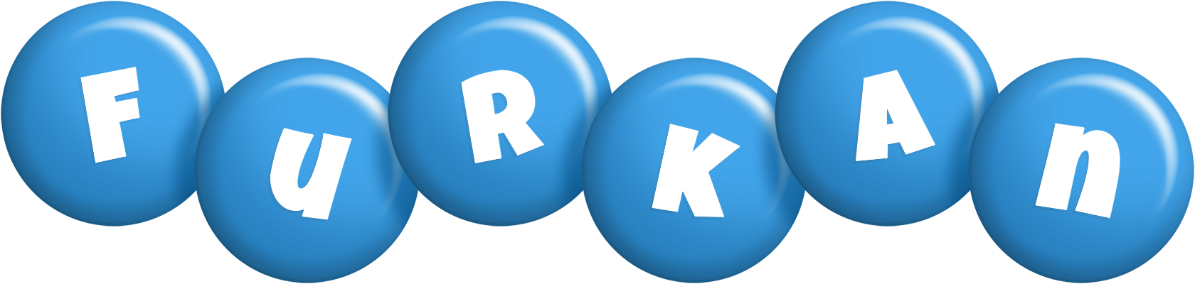 Furkan candy-blue logo