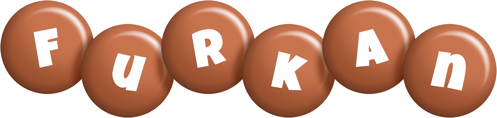 Furkan candy-brown logo