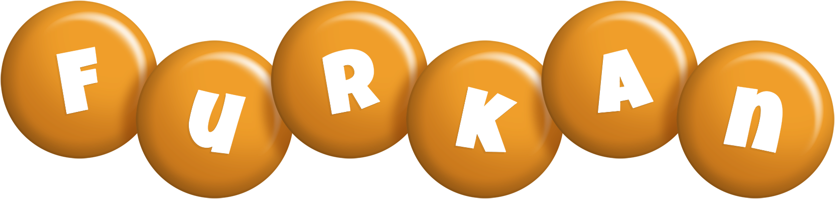 Furkan candy-orange logo