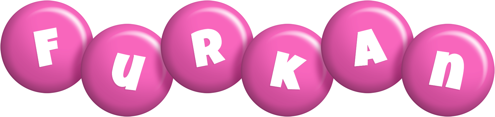 Furkan candy-pink logo