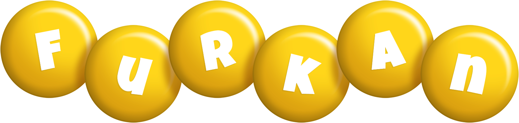 Furkan candy-yellow logo