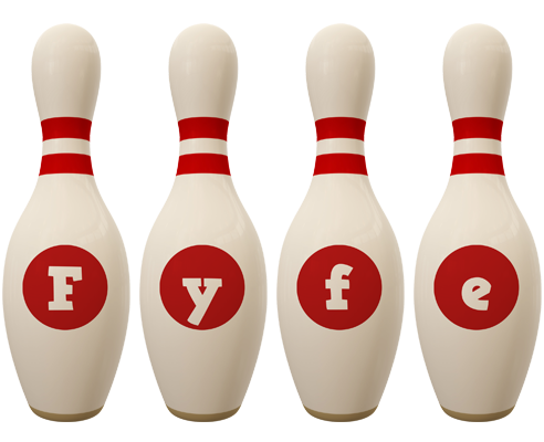 Fyfe bowling-pin logo