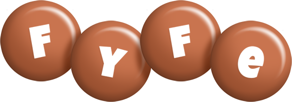 Fyfe candy-brown logo