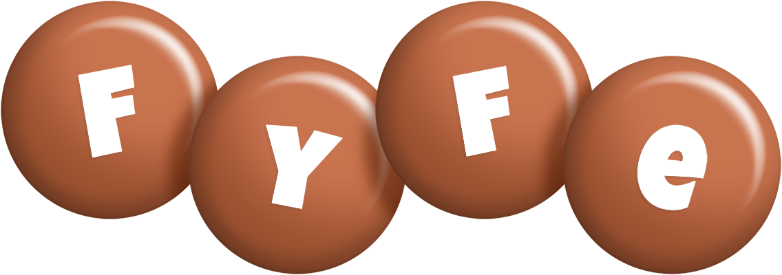 Fyfe candy-brown logo
